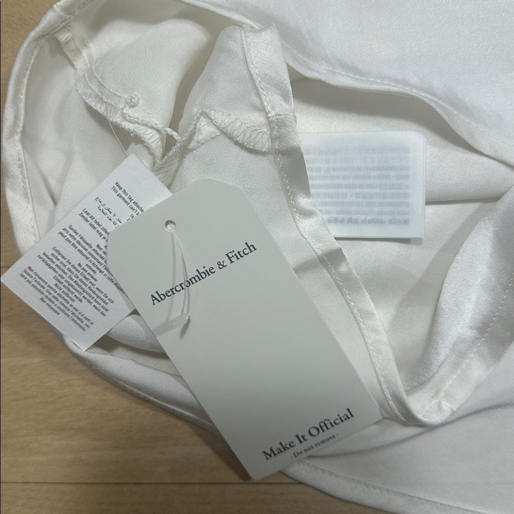 NWT Abercrombie & Fitch Cowl Neck Draped Maxi Dress Sz S - Picture 8 of 9